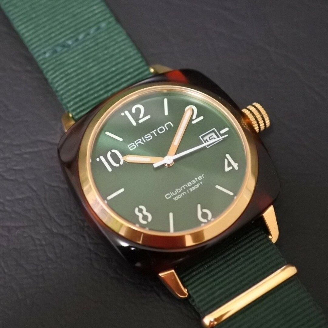 BEAMS(ビームス)の【美品】BRISTON ブリストン Clubmaster 40mm メンズ時計 レディースのファッション小物(腕時計)の商品写真