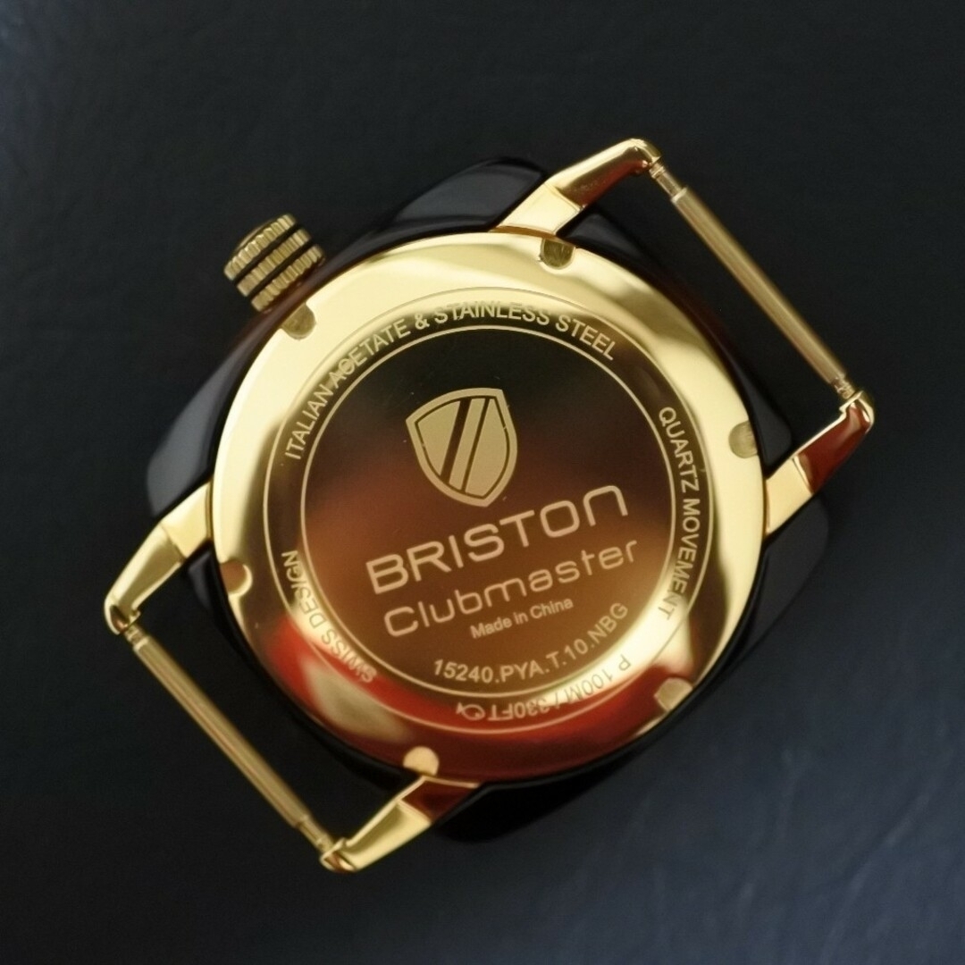 BEAMS(ビームス)の【美品】BRISTON ブリストン Clubmaster 40mm メンズ時計 レディースのファッション小物(腕時計)の商品写真