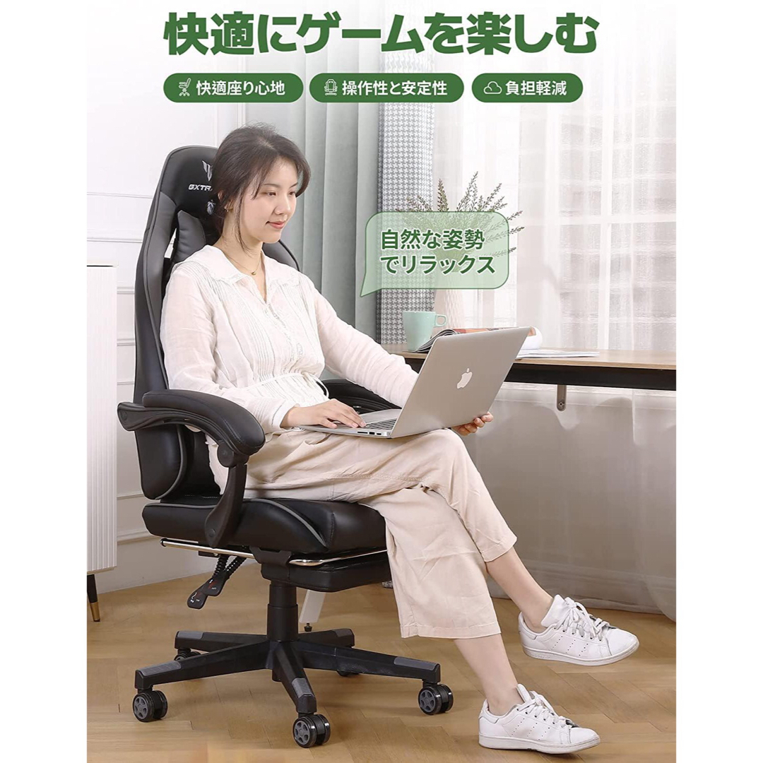 GXTRACE ゲーミングチェア PCゲーミングチェア ゲーム用 インテリア/住まい/日用品の椅子/チェア(デスクチェア)の商品写真