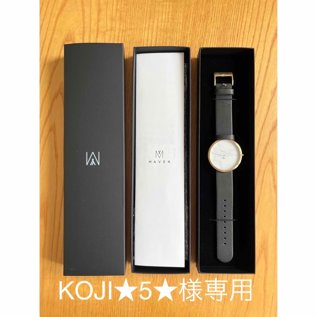 【美品】MAVEN WATCHES マベンウォッチズ  (ゴールド) 40mm