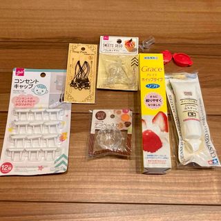 ハンドメイド　パーツ　粘土　食器　まとめ売り(各種パーツ)