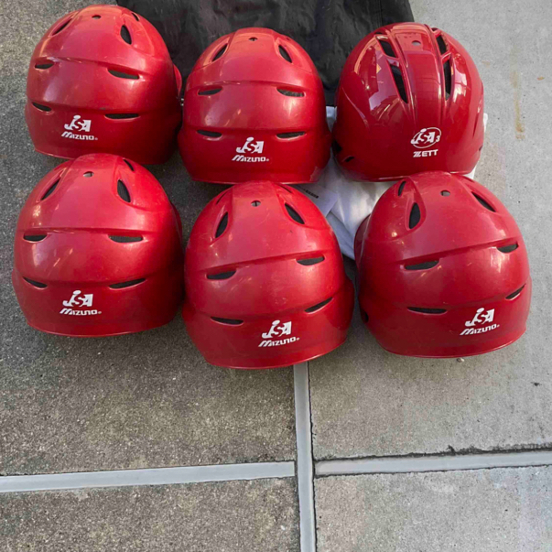 野球ヘルメット　バック無し スポーツ/アウトドアの野球(防具)の商品写真