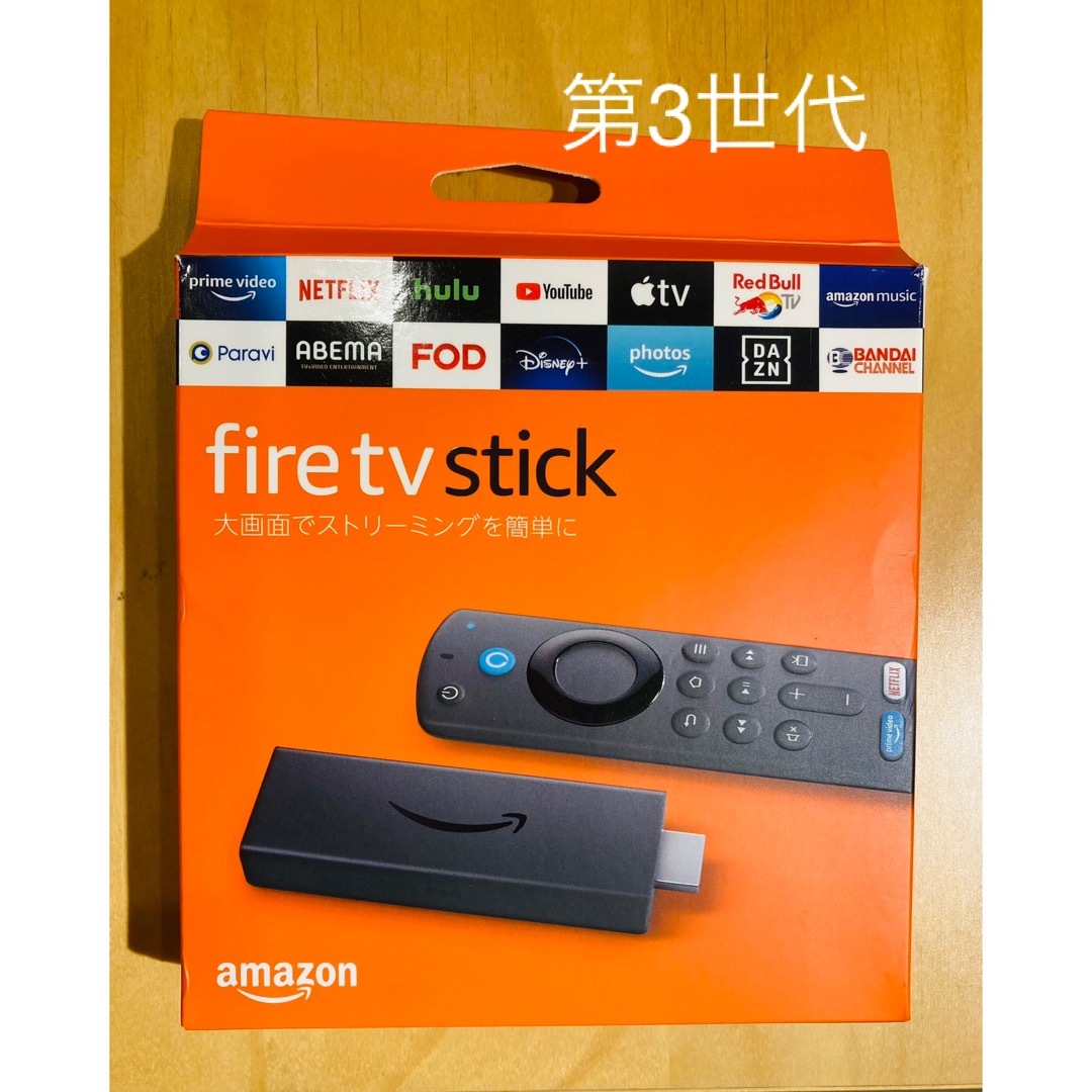 Amazon(アマゾン)のAmazon Fire TV stick Alexa対応(第3世代) スマホ/家電/カメラのテレビ/映像機器(その他)の商品写真