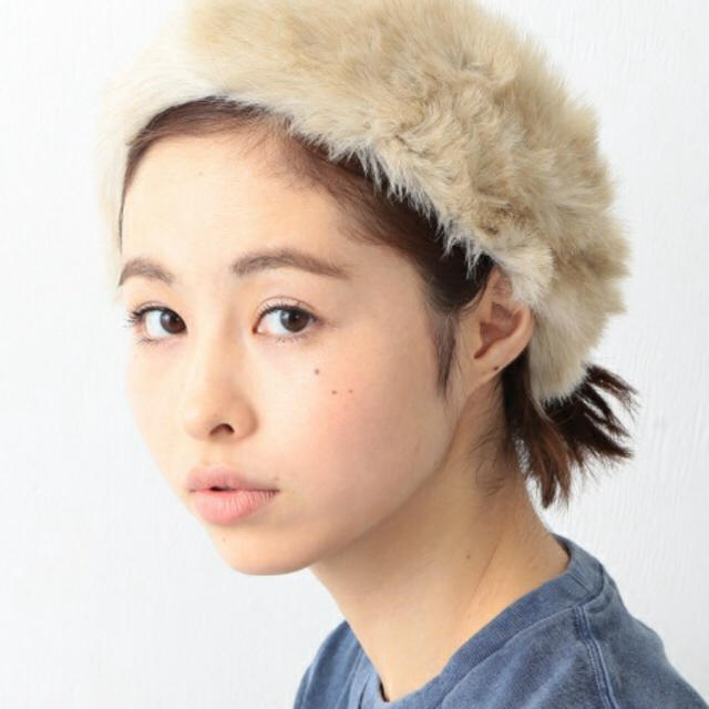 BEAMS BOY(ビームスボーイ)のBEAMS BOYファーヘアバンド レディースのヘアアクセサリー(ヘアバンド)の商品写真