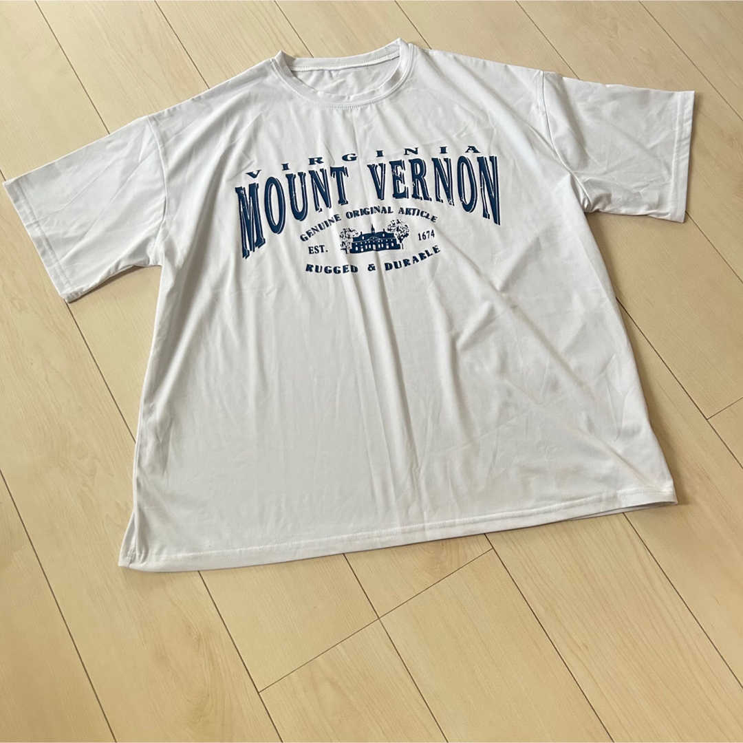 SHEIN♡HONEYSPOT♡ロゴTシャツ♡白♡オーバーサイズ♡ホワイト レディースのトップス(Tシャツ(半袖/袖なし))の商品写真