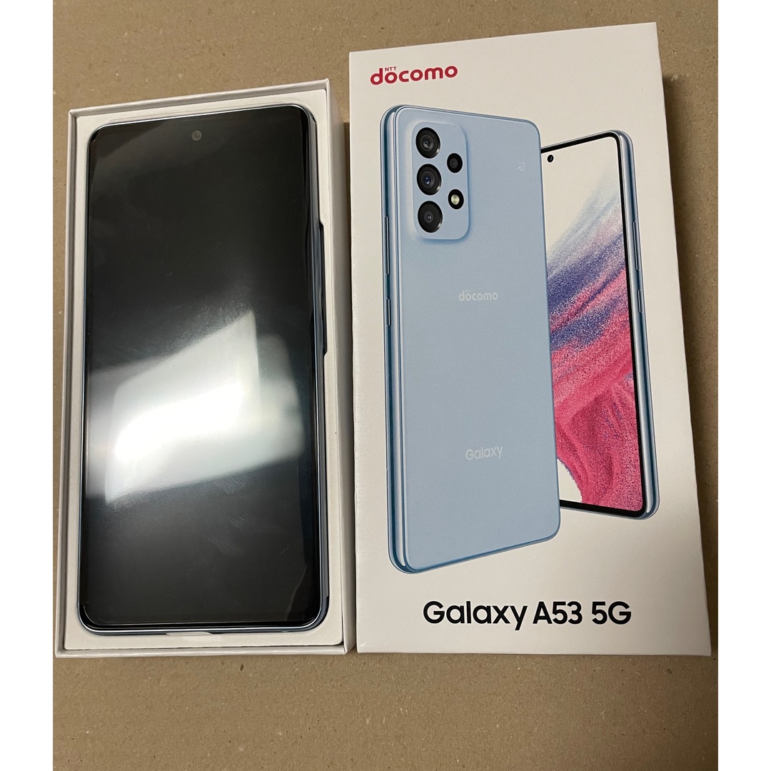 Galaxy A53 5G 本体 SIMフリー オーサムブルー 128GBの通販 by shop