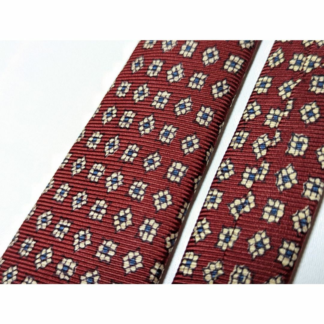 デッドストック 最初期ポロラルフローレン クラシカルな小紋 ネクタイ