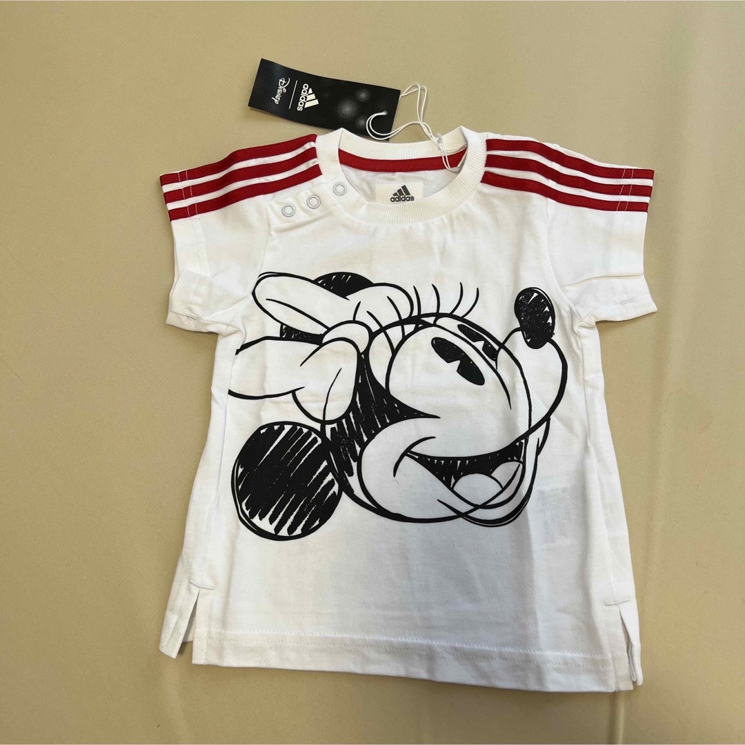 adidas(アディダス)のディズニー アディダス disney adidas ミニー Tシャツ ズボン キッズ/ベビー/マタニティのベビー服(~85cm)(Ｔシャツ)の商品写真