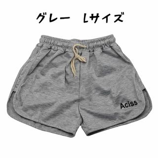 MIMIPO ショートパンツ レディース 短パン 部屋着 グレー Lサイズ(ショートパンツ)