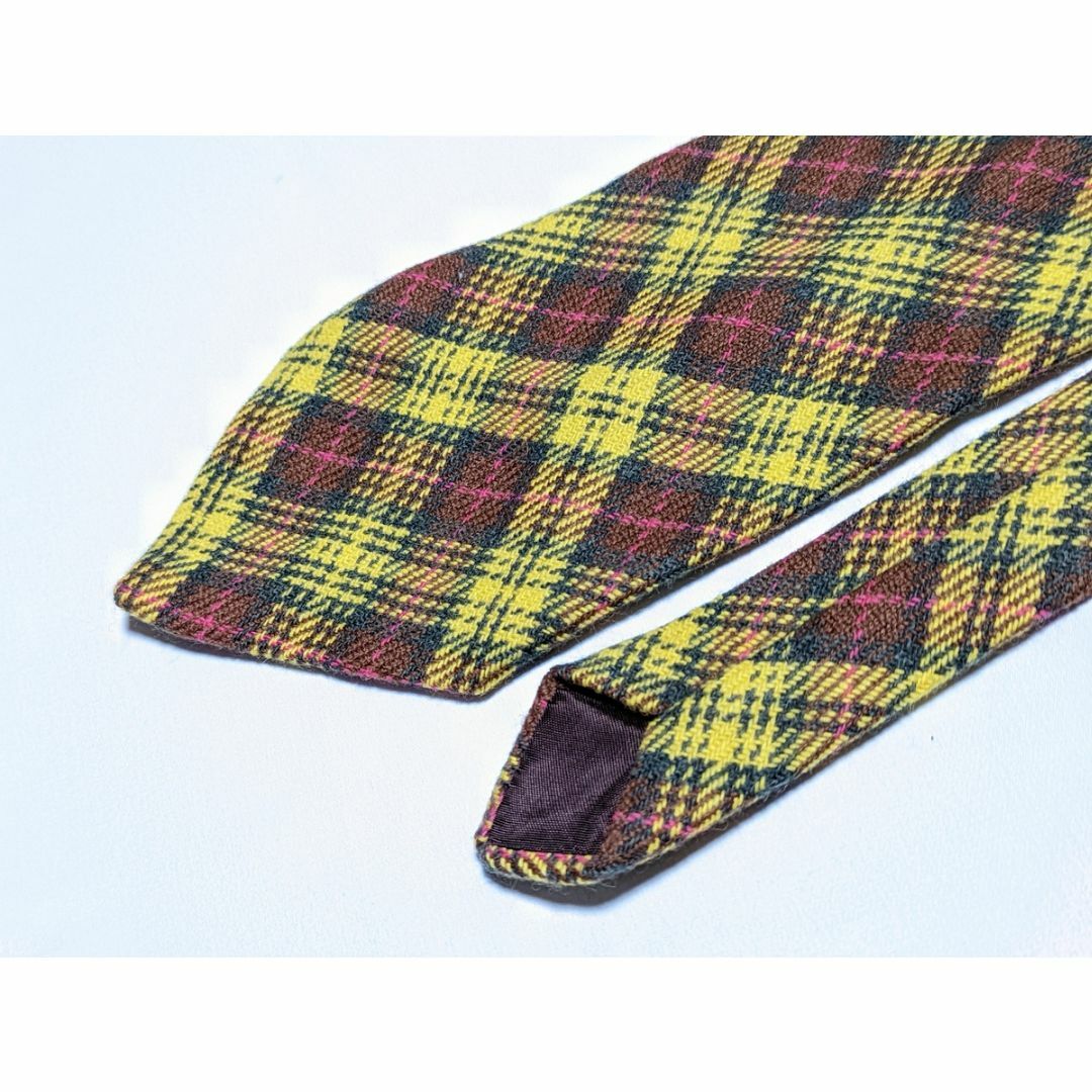 イギリスヴィンテージ 上質な手織りツイード ネクタイ SHANNON