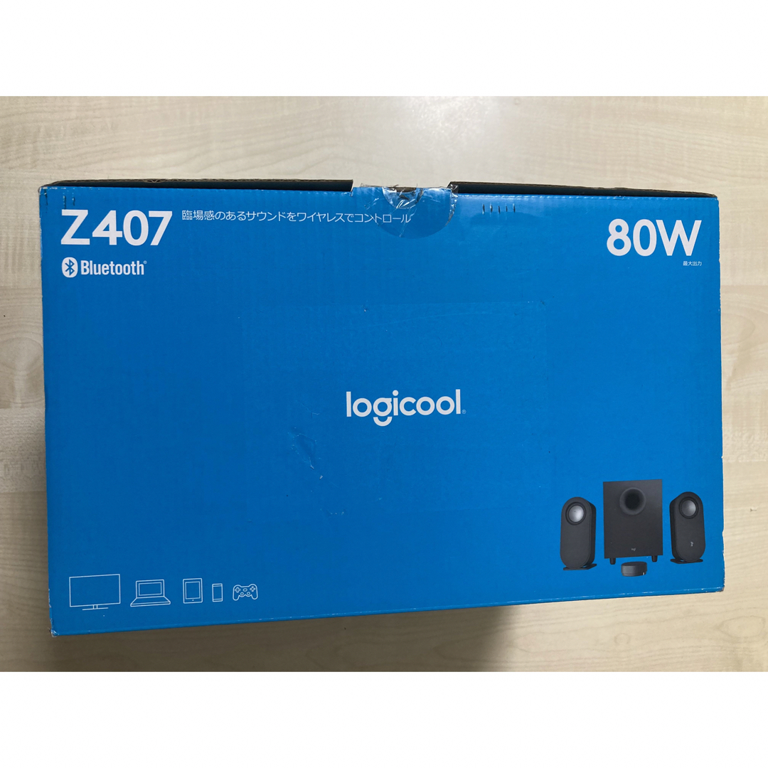 Logicool(ロジクール)のLogicool PCスピーカー Z407 スマホ/家電/カメラのオーディオ機器(スピーカー)の商品写真
