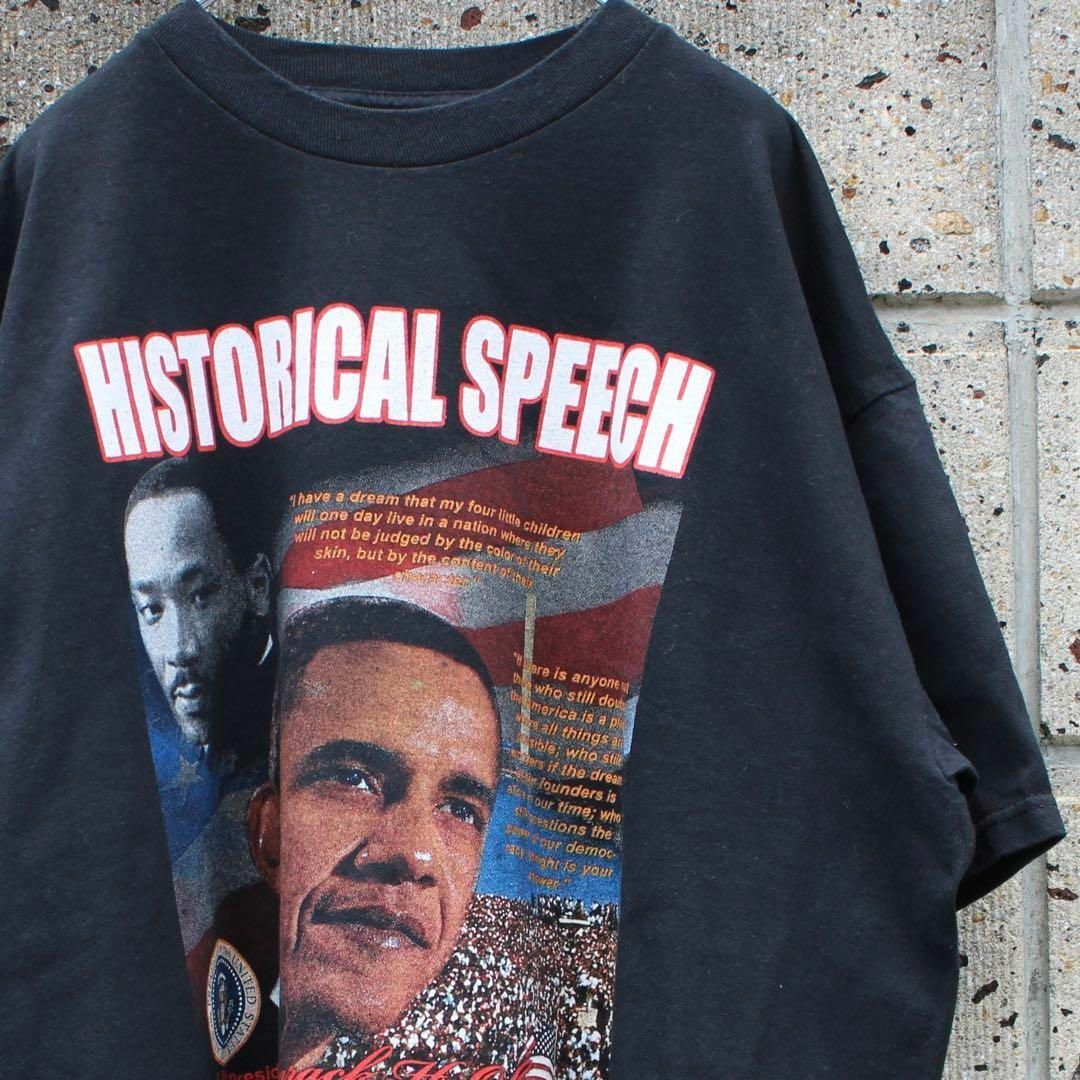 キング牧師 × オバマ元大統領"HISTORICAL SPEECH"Tシャツ