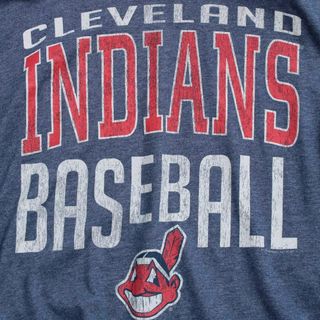 CLEVELAND INDIANS 旧エンブレムロゴ入り XLサイズ古着Tシャツ