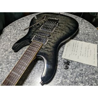 アイバニーズ(Ibanez)のIbanez S570DXQM half covered 3H MOD(エレキギター)