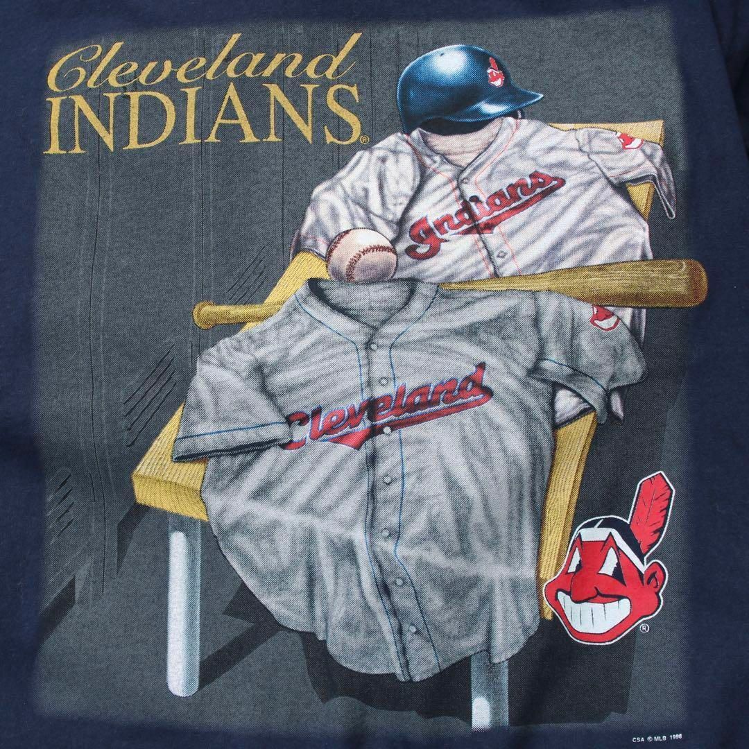 Cleveland INDIANS 90s 旧ロゴ多々 XLサイズ Tシャツ