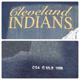 Cleveland INDIANS 90s 旧ロゴ多々 XLサイズ Tシャツ