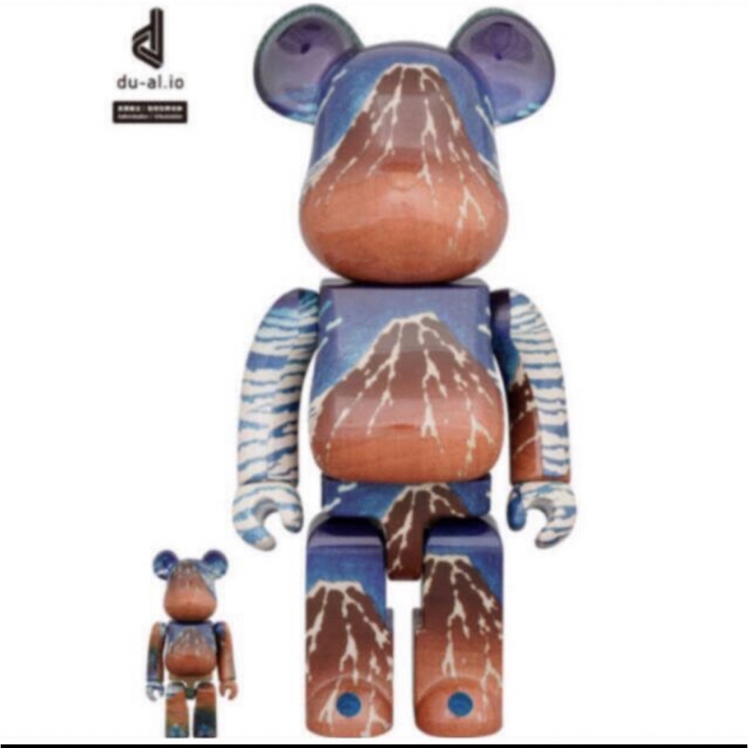 BE@RBRICK 葛飾北斎 富嶽三十六景 凱風快晴 100% u0026 400%-