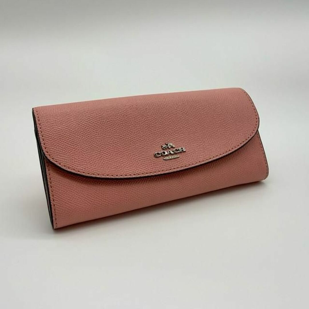 COACH(コーチ)の【COACH】ピンク 長財布 レディースのファッション小物(財布)の商品写真