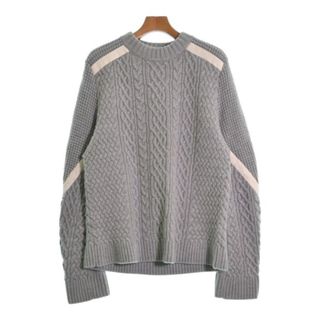 サカイ(sacai)のsacai サカイ ニット・セーター -(M位) グレー 【古着】【中古】(ニット/セーター)