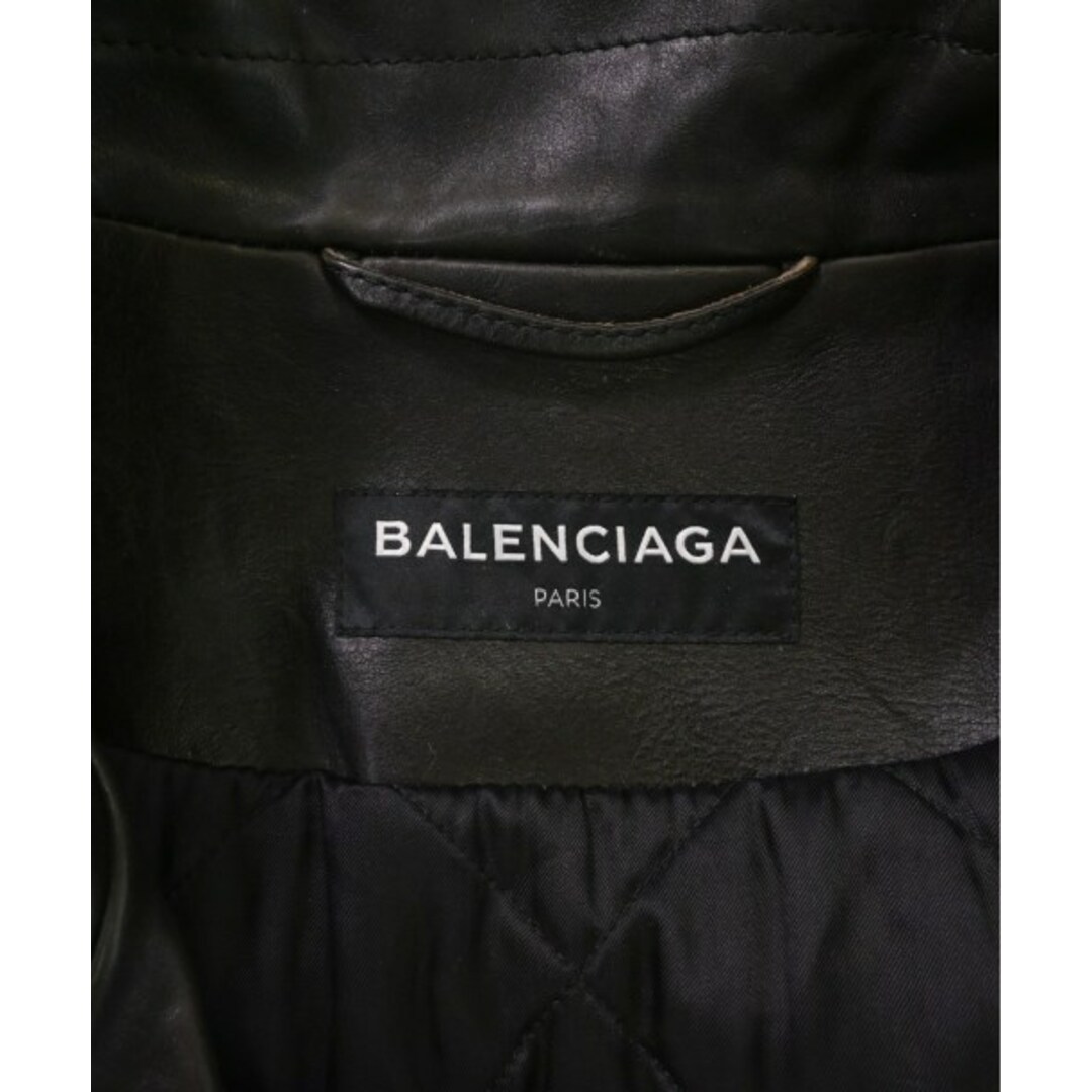 Balenciaga - BALENCIAGA バレンシアガ ライダース 48(L位) 黒 【古着