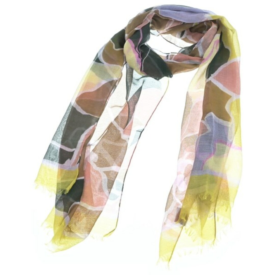 DRIES VAN NOTEN ストール - 緑x茶xピンク等(総柄) | tradexautomotive.com