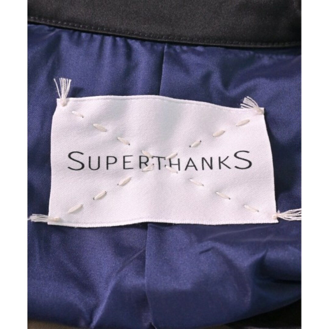 SUPERTHANKS - SUPERTHANKS スーパーサンクス ステンカラーコート S 黒