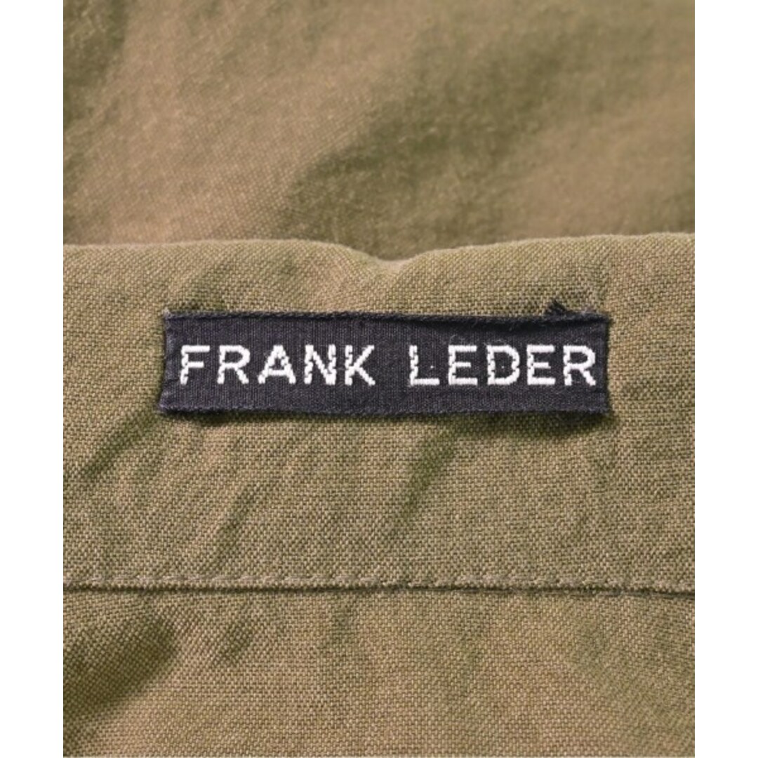 FRANK LEDER(フランクリーダー)のFRANK LEDER フランクリーダー ステンカラーコート XS カーキ 【古着】【中古】 メンズのジャケット/アウター(ステンカラーコート)の商品写真