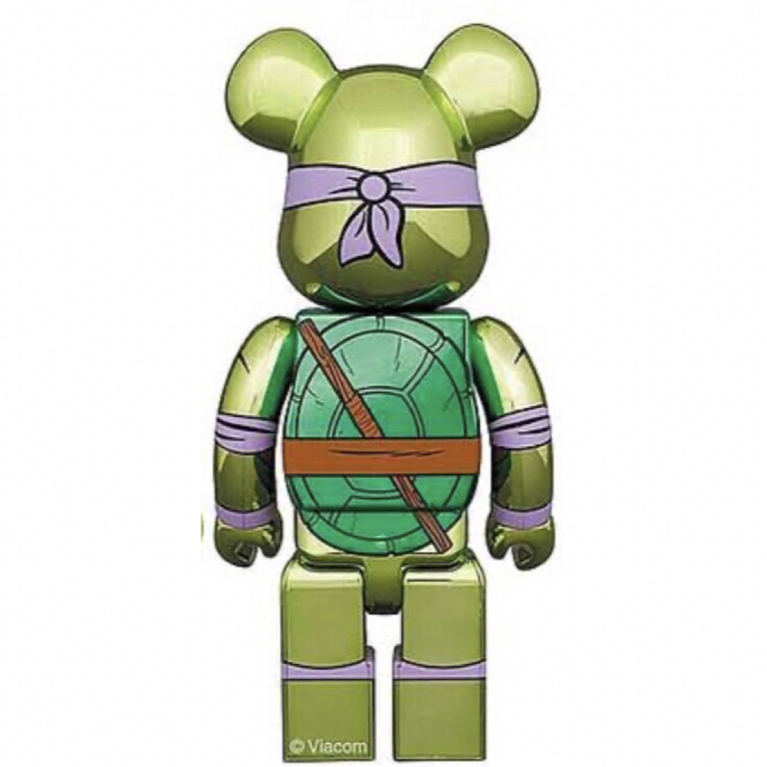 BE@RBRICK DONATELLO CHROME Ver.100％\u0026400％