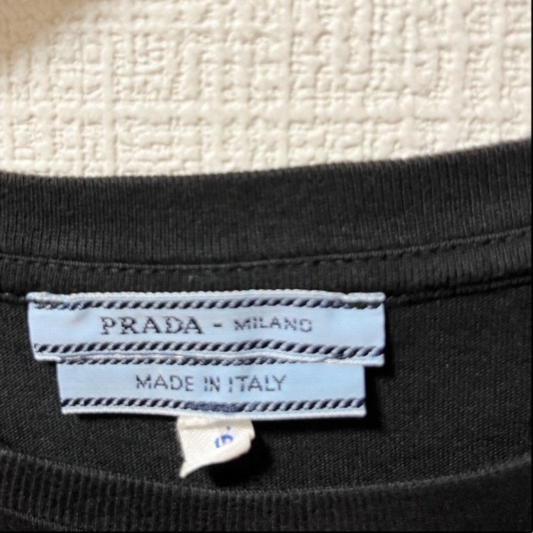 PRADA - just like様専用◇正規品◇PRADA◇ロゴ刺繍 カットソー PRADA - just like様専用◇正規品◇PRADA◇ロゴ刺繍 カットソー