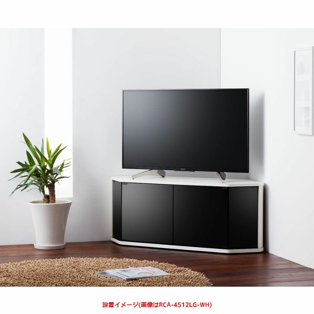 【色: ホワイト】朝日木材加工 テレビ台 RACINE logic 50型 幅1
