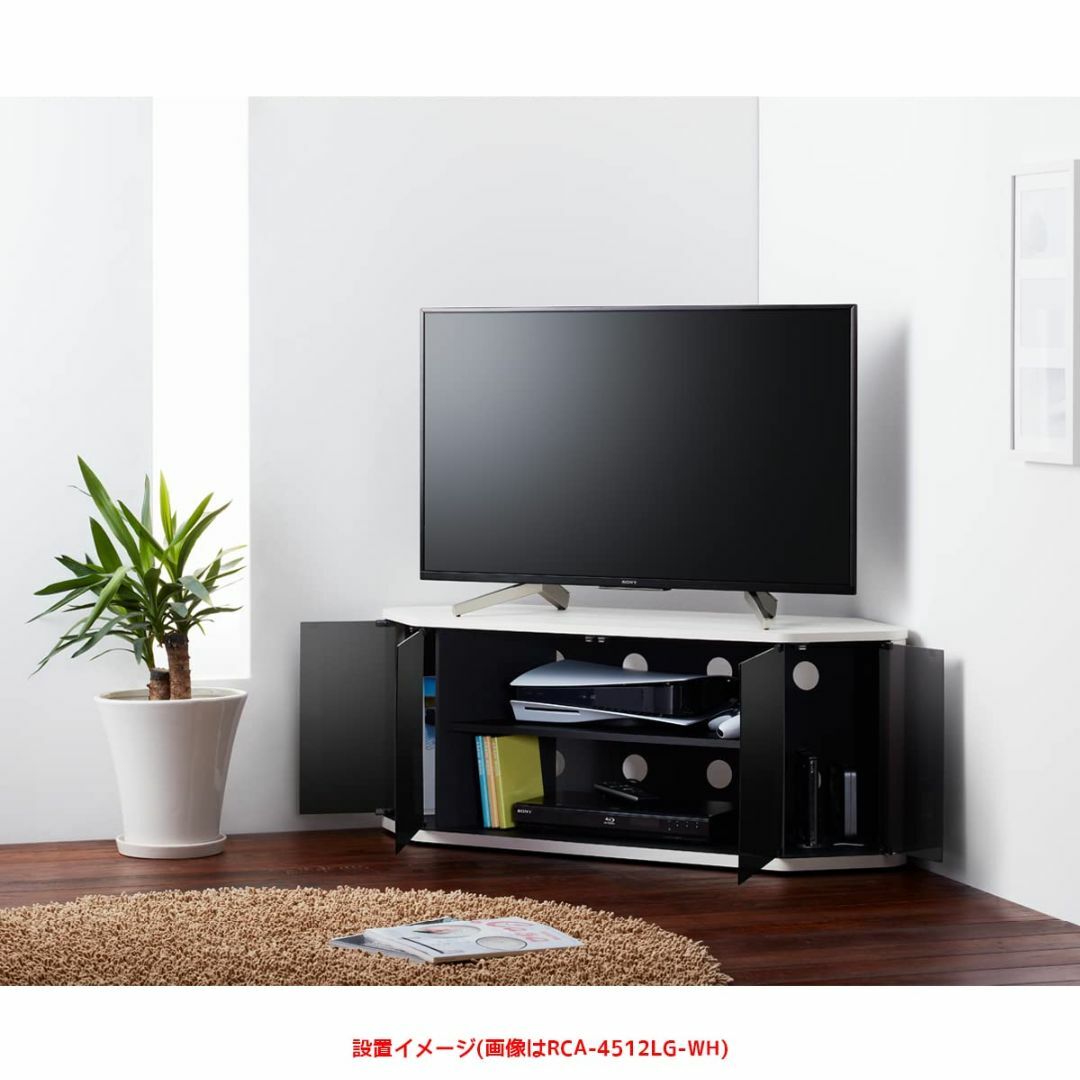 【色: ホワイト】朝日木材加工 テレビ台 RACINE logic 50型 幅1
