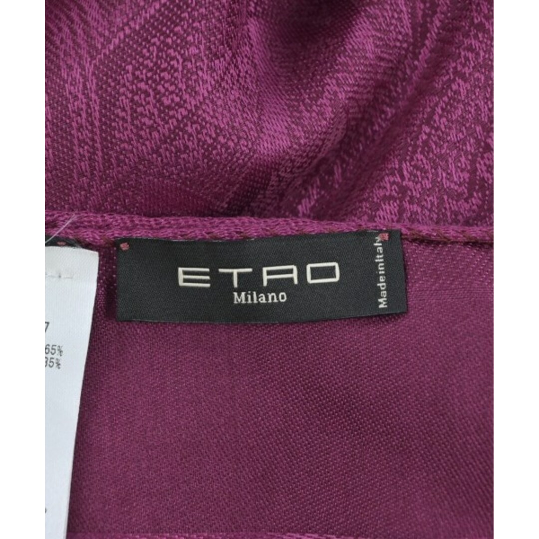 ETRO(エトロ)のETRO エトロ ストール - 紫xピンク等(総柄) 【古着】【中古】 メンズのファッション小物(ストール)の商品写真