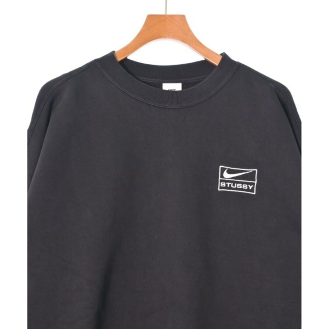 STUSSY(ステューシー)のSTUSSY ステューシー スウェット XXL 黒 【古着】【中古】 メンズのトップス(スウェット)の商品写真