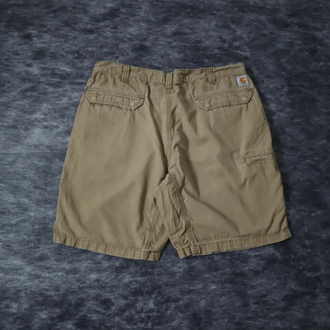 Carhartt カーハート ワークハーフパンツ キャメル系  W40