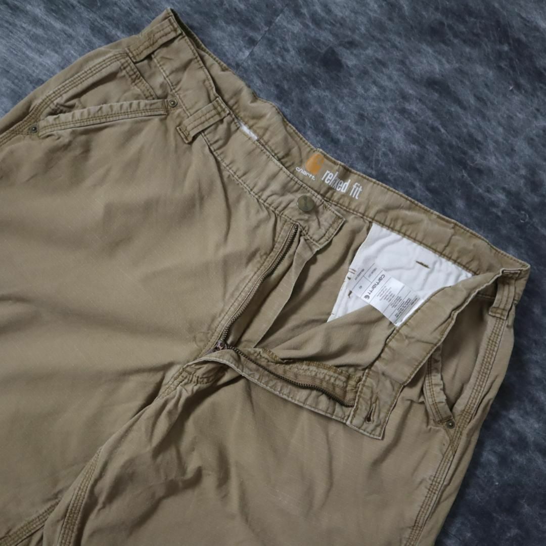 Carhartt カーハート ワークハーフパンツ キャメル系  W40