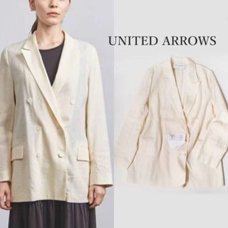 ユナイテッドアローズ(UNITED ARROWS)のユナイテッド アローズ UNITED ARROWS ジャケット オフホワイト(テーラードジャケット)