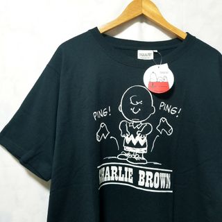 スヌーピー(SNOOPY)のスヌーピー　新品　半袖  Tシャツ　チャーリー　ブラウン(Tシャツ/カットソー(半袖/袖なし))