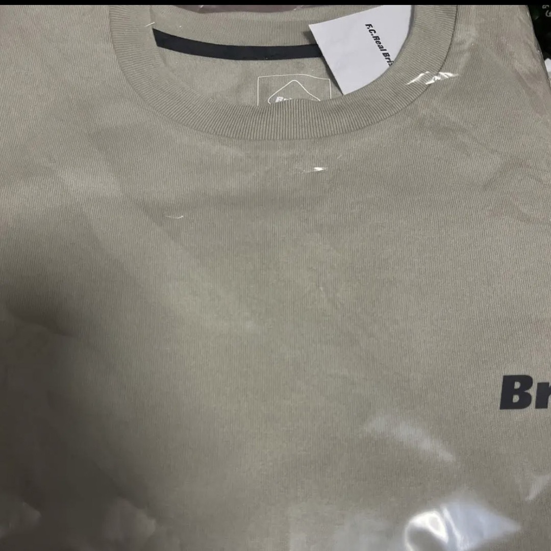 L 新品 FCRB 23AW BIG LOGO BAGGY TEE WHITE