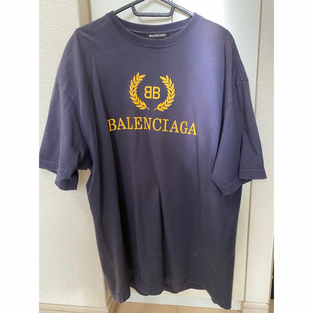 BALENCIAGA T’S バレンシアガ Tシャツ ドットスタッズ ドレープ