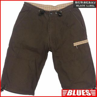 バーバリーブラックレーベル(BURBERRY BLACK LABEL)の廃盤 バーバリーブラックレーベル ハーフパンツ W29 ノバチェック JJ418(ショートパンツ)