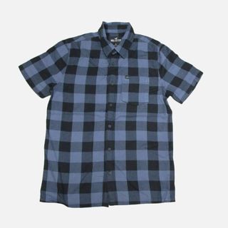 ホリスター(Hollister)の★新品★ホリスター★ブロックチェック半袖シャツ (Navy/Blacl/S)(シャツ)