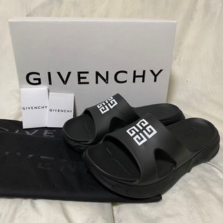 ジバンシィ(GIVENCHY)の新品 本物 正規品 GIVENCHY ジバンシー メンズ サンダル 4Gロゴ 黒(サンダル)