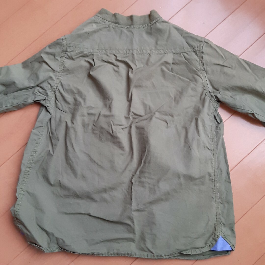 kladskap(クレードスコープ)のクレードスコープ　シャツ　120　カーキ　中古 キッズ/ベビー/マタニティのキッズ服男の子用(90cm~)(Tシャツ/カットソー)の商品写真