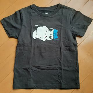 グラニフ(Design Tshirts Store graniph)のグラニフ　スヌーピー　オラフ　130　チャコールグレー　中古(Tシャツ/カットソー)