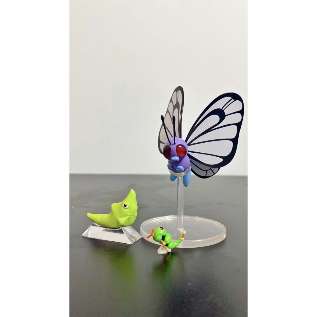 ポケモンスケールワールド 1/20 三体 バタフリー トランセル ポケモンスケールワールド 1/20 三体 バタフリー トランセル