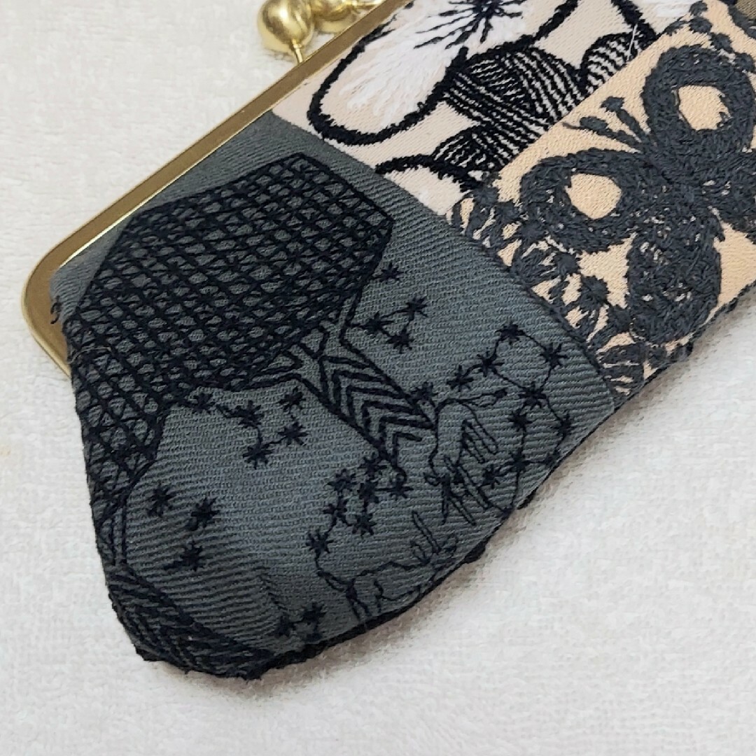 ミナペルホネンハンドメイド 親子がま口長財布 財布 ミナペルホネンハンドメイド 親子がま口長財布 財布