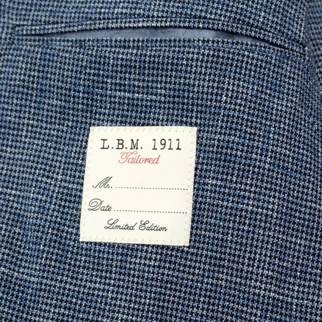 新品】エルビーエム1911 L.B.M.1911 コットン ハウンドトゥース柄