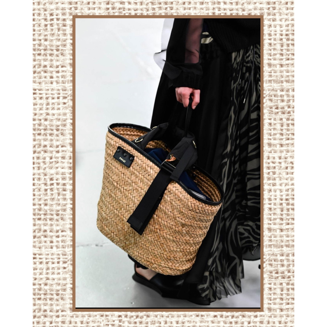 Sacai サカイ《美品✰レア》トートバッグ かごバッグ サマーbag Sacai サカイ《美品✰レア》トートバッグ かごバッグ サマーbag