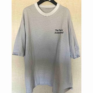 ennoy ENNOY ボーダーTシャツ　white×black ステッカー付き(Tシャツ/カットソー(半袖/袖なし))