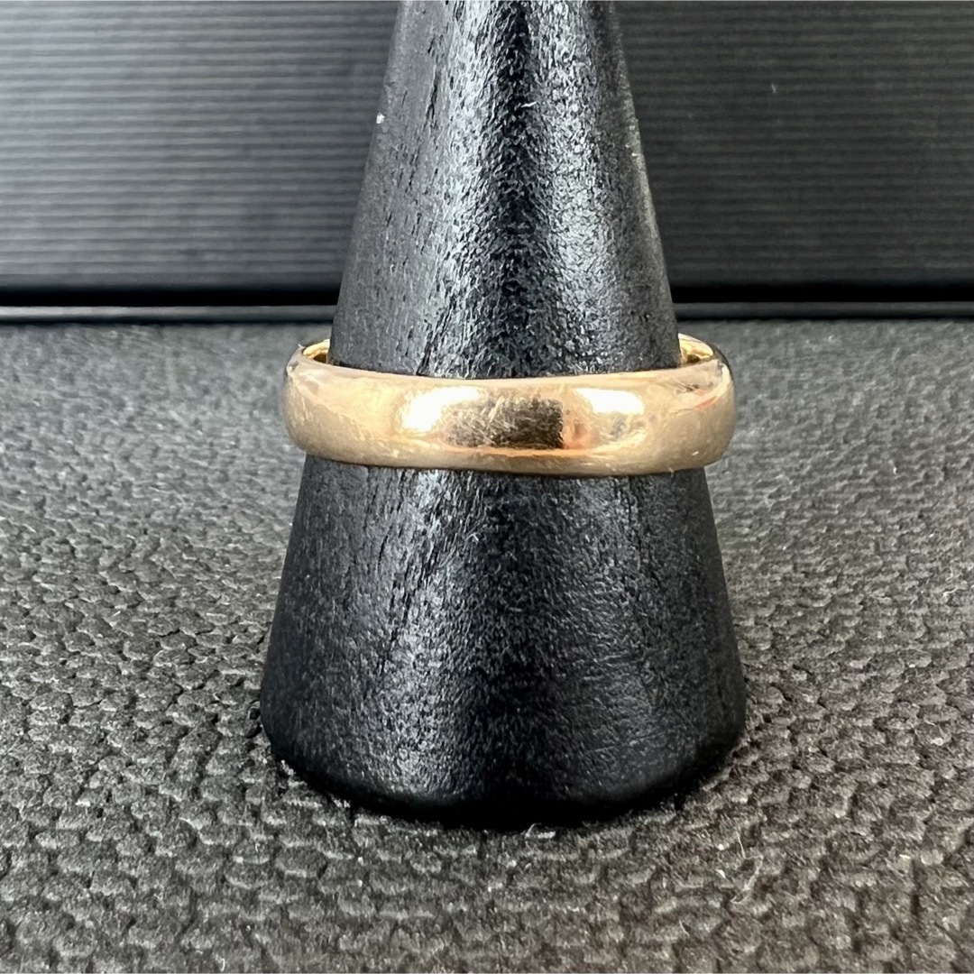 (C71403) K18リング  かまぼこ  約19号   18金指輪 メンズのアクセサリー(リング(指輪))の商品写真